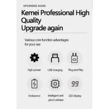 ماشین اصلاح موی سر و صورت کیمی مدل km-2095