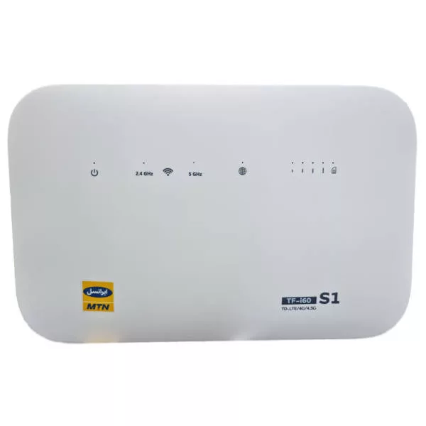 مودم 4G/TD-LTE ایرانسل مدل  مودم 4G/TD-LTE ایرانسل مدل TF-i60 S1 به همراه سیم کارت و 300 گیگابایت اینترنت 6 ماهه