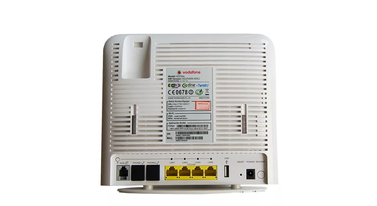 مودم روتر ADSL 2 Plus ودافون مدل HG556a