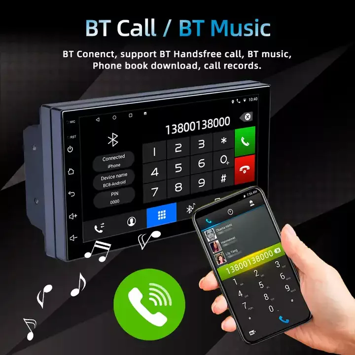 پخش کننده تصویری اندروید خودرو مدل Burmester مناسب برای بسترن B30