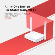 مودم روتر +ADSL2 مرکوسیس مدل  MW-300