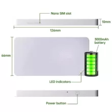 مودم 3G/4G قابل حمل کلود ایر هوآوی مدل GLMU19A02 به همراه سیم کارت 360 درجه مبین نت با 300 گیگ یکساله