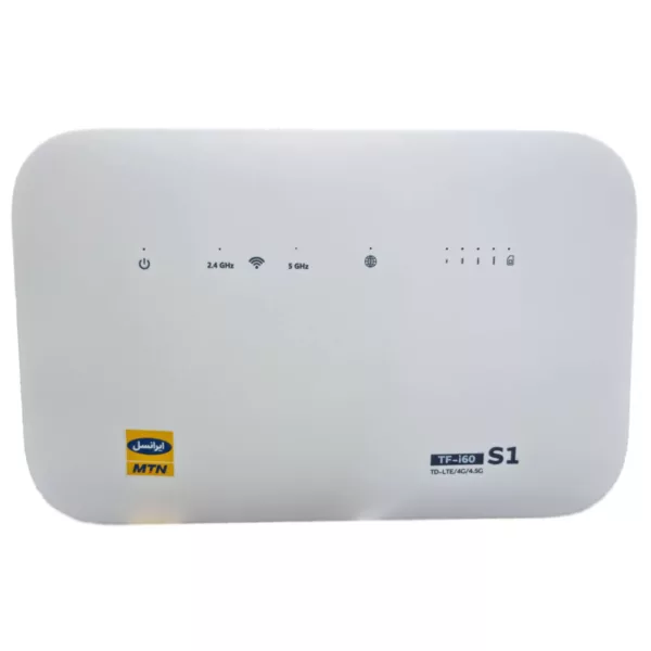 مودم 4G/TD-LTE ایرانسل مدل TF-i60 S1 به همراه 480 گیگابایت اینترنت یک ساله و 180 گیگابایت اینترنت شش ماهه و 3 عدد سیم کارت دائمی طلایی