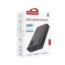 پاوربانک پرومیت مدل BOLT-20PD ظرفیت 20000 میلی آمپر ساعت