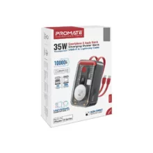 پاوربانک پرومیت مدل MAVRIX ظرفیت 10000 میلی‌آمپرساعت