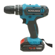 دریل پیچ گوشتی شارژی چکشی 36 ولت رویال مکس مدل BL36V مجموعه 48 عددی