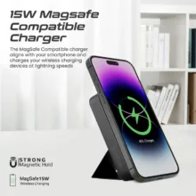 پاوربانک پرومیت مدل POWERMAG-TRIO.BLACK ظرفیت 10000 میلی‌آمپر ساعت