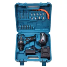 دریل پیچ گوشتی شارژی براشلس رویال مکس مدل BR118VOLT مجموعه 30 عددی