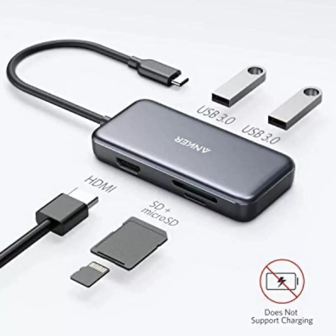 هاب 5 پورت USB-C انکر مدل A8334