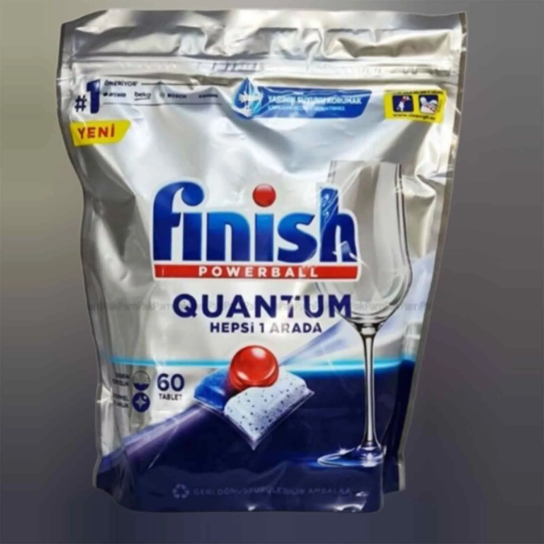 قرص ماشین ظرفشویی فینیش مدل Quantum Hepsi 1 Arada بسته 60 عددی