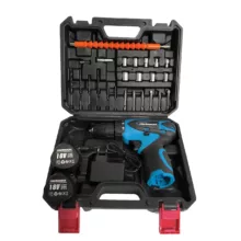 مجموعه 30 عددی پیچ گوشتی شارژی پاورمکس مدل DualBattery-18VOLT