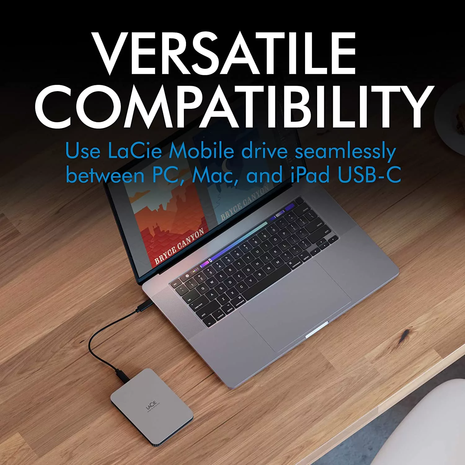 هارد دیسک اکسترنال لسی مدل MOBILE DRIVE New USB-C 3.2 ظرفیت 5 ترابایت