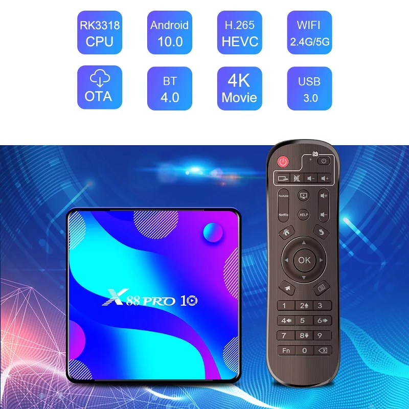 اندروید باکس مدل ایکس 88 پرو 10