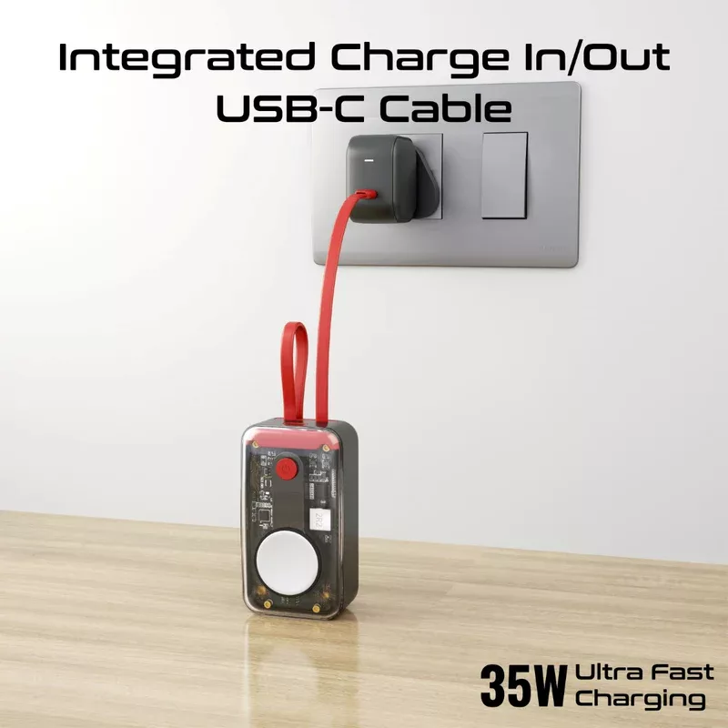 پاوربانک پرومیت مدل MAVRIX ظرفیت 10000 میلی‌آمپرساعت