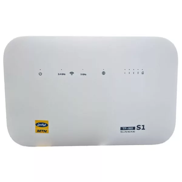 مودم 4G/TD-LTE ایرانسل مدل TF-I60 S1 به همراه دو سیم کارت با 40 گیگ اینترنت 6 ماهه