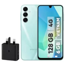 گوشی موبایل سامسونگ مدل Galaxy A16 4G دو سیم کارت ظرفیت 128 گیگابایت و رم 6 گیگابایت – ویتنام – به همراه شارژر 25 وات سامسونگ