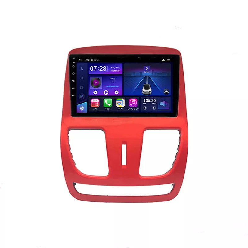 پخش کننده تصویری خودرو اینفینیتی کد ECO مناسب برای کوییک قاب قرمز