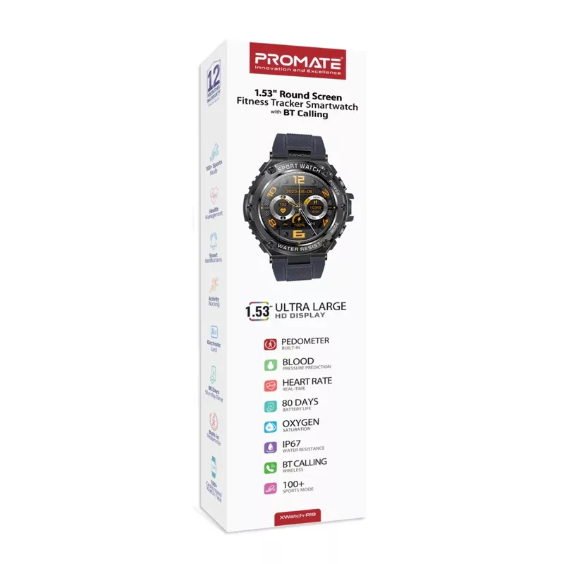 ساعت هوشمند پرومیت مدل XWATCH-R19.GR