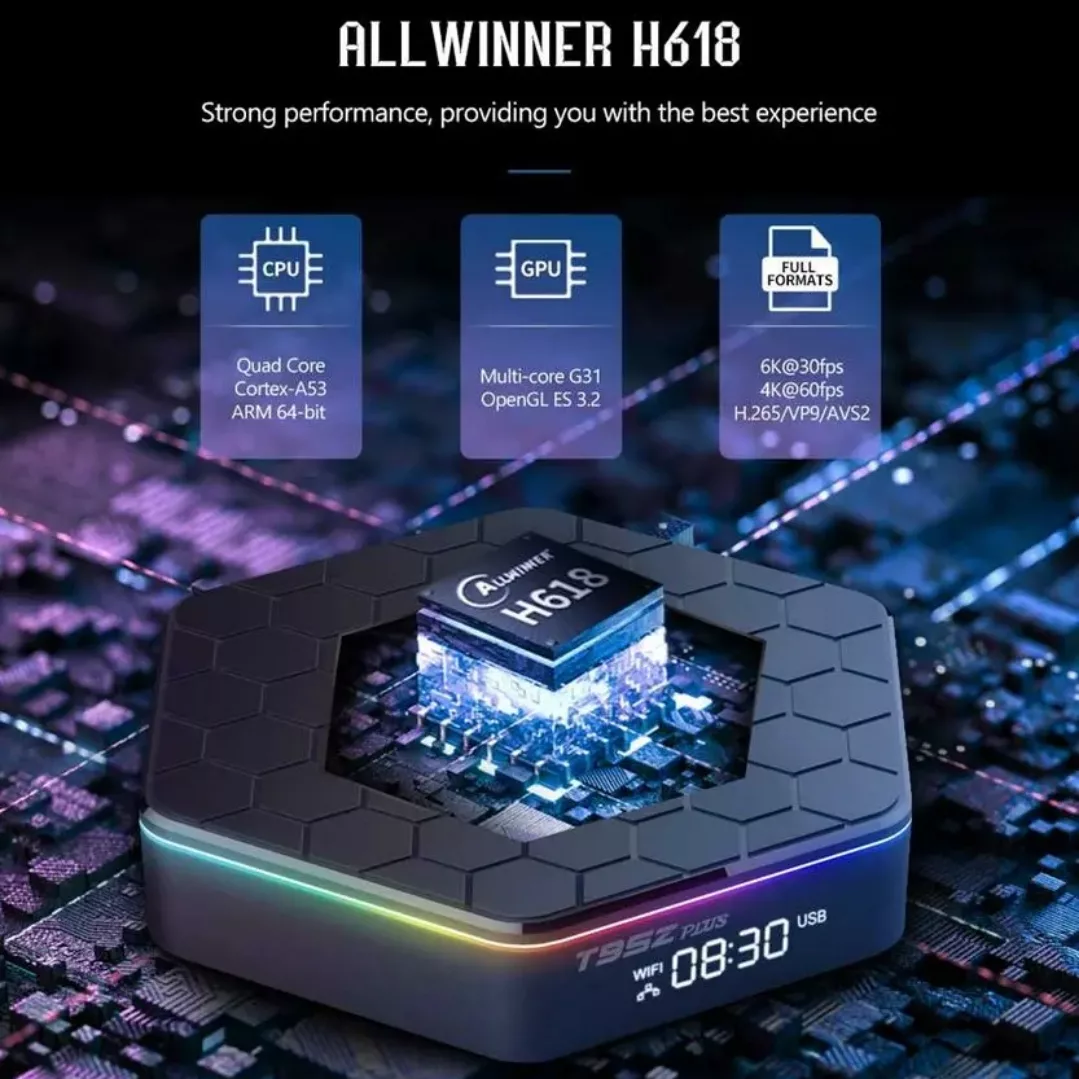 اندروید باکس مدل T95Z Plus 4K 4/64G