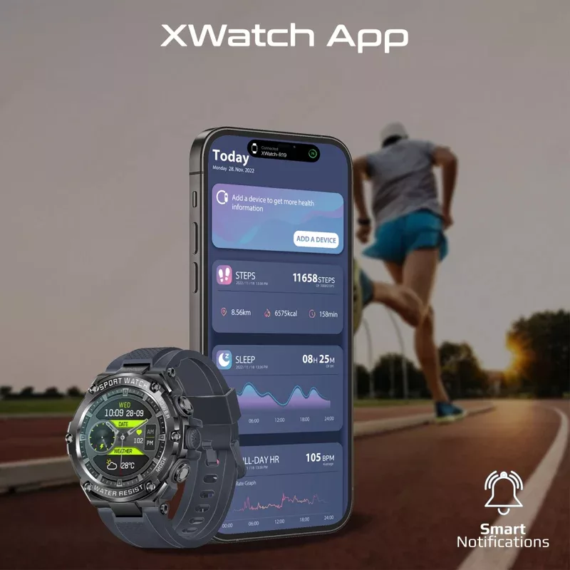 ساعت هوشمند پرومیت مدل XWATCH-R19.GR