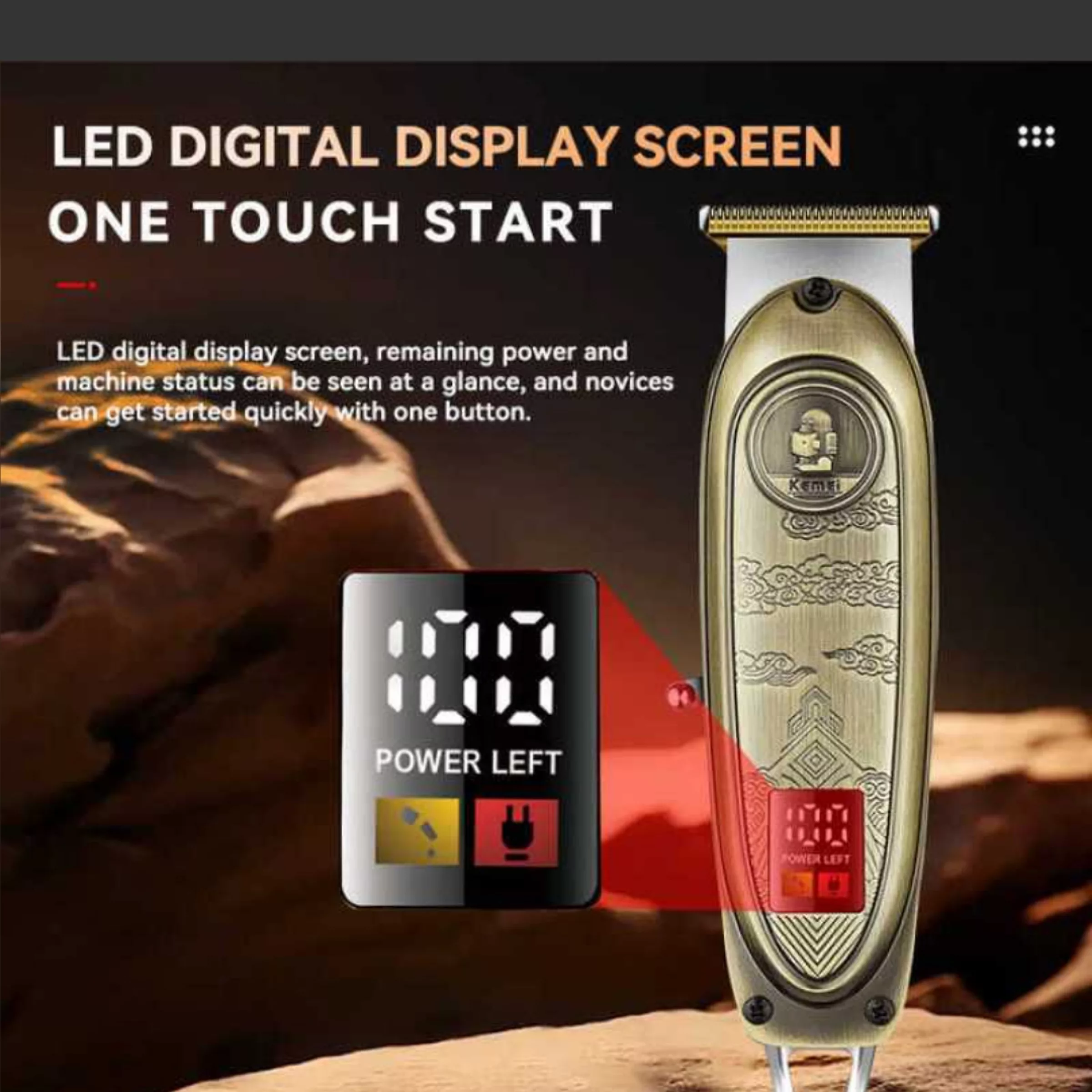 ماشین اصلاح موی سر و صورت کیمی مدل km-1589