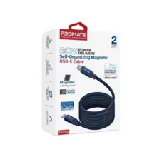 کابل تبدیل USB-C پرومیت مدل SPRINGY.BLUE طول 1.2 متر
