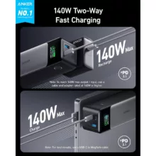 پاوربانک انکر مدل A1289 Anker 737 ظرفیت 24000 میلی آمپر ساعت