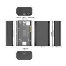 مودم 4G LTE نزتک مدل NZT_99G به همراه 200 گیگ اینترنت یکساله
