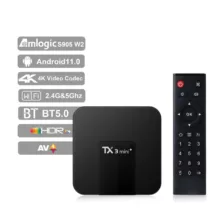 اندروید باکس تی ایکس تری 32/4GB مدل Mini به همراه کیبورد بی سیم