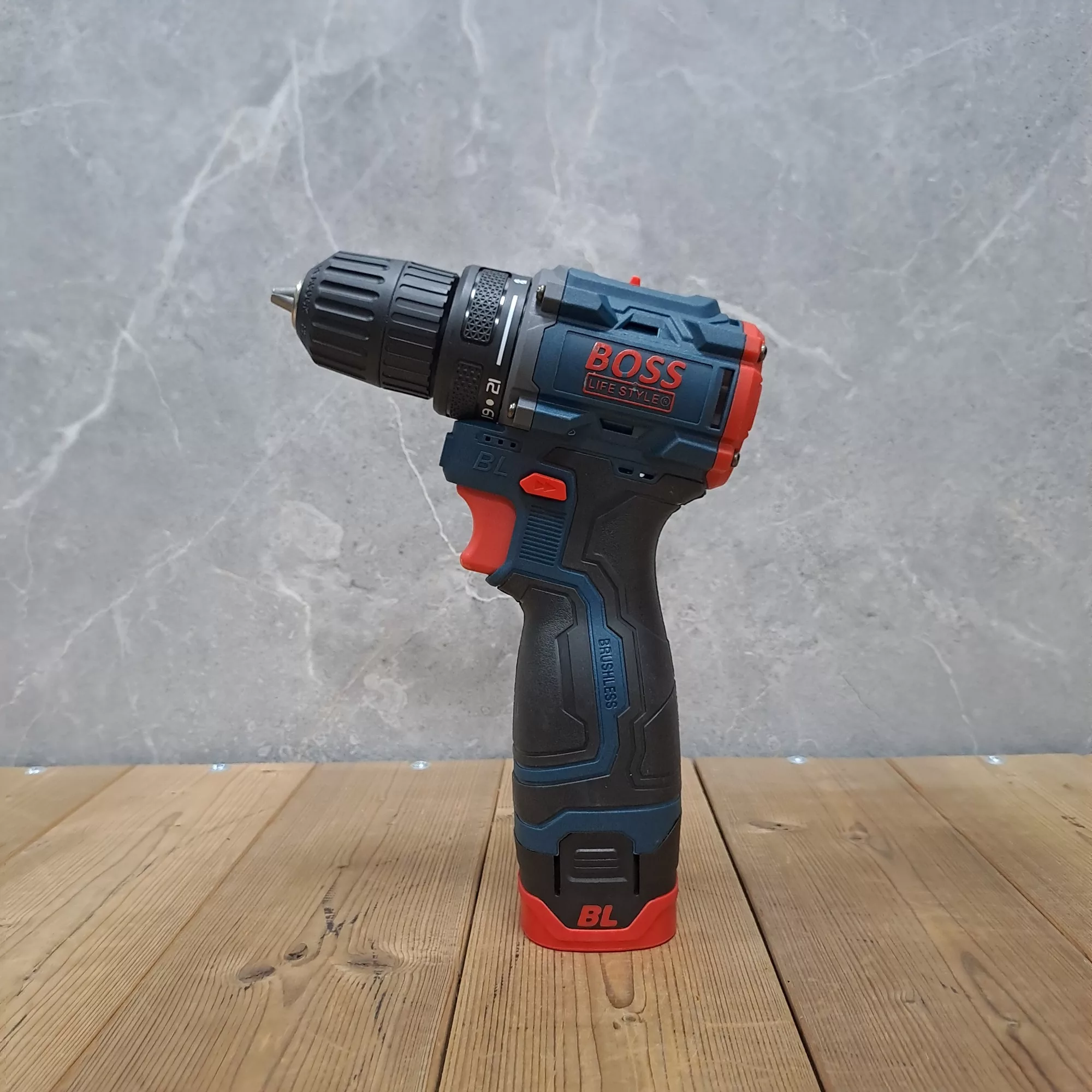 دریل پیچ گوشتی شارژی باس مدل براشلس