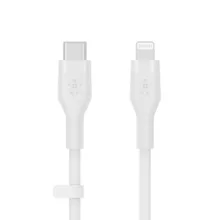 کابل تبدیل USB-C به لایتنینگ بلکین مدل CAA009bt3MBL طول 3 متر