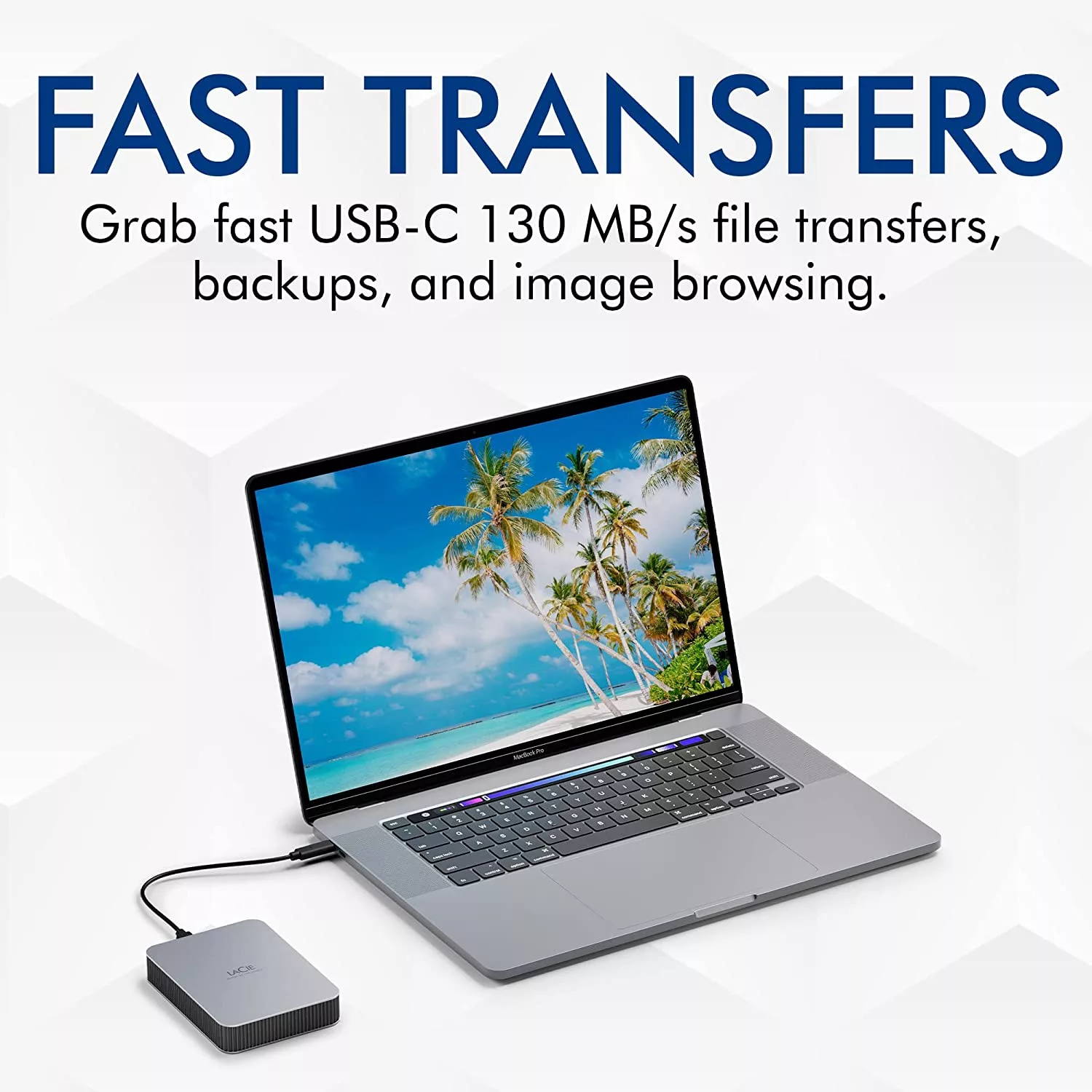 هارد دیسک اکسترنال لسی مدل MOBILE DRIVE New USB-C 3.2 ظرفیت 5 ترابایت