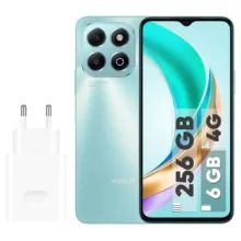 گوشی موبایل آنر مدل X6b دو سیم کارت ظرفیت 256 گیگابایت و رم 6 گیگابایت – به همراه شارژر 35 وات آنر