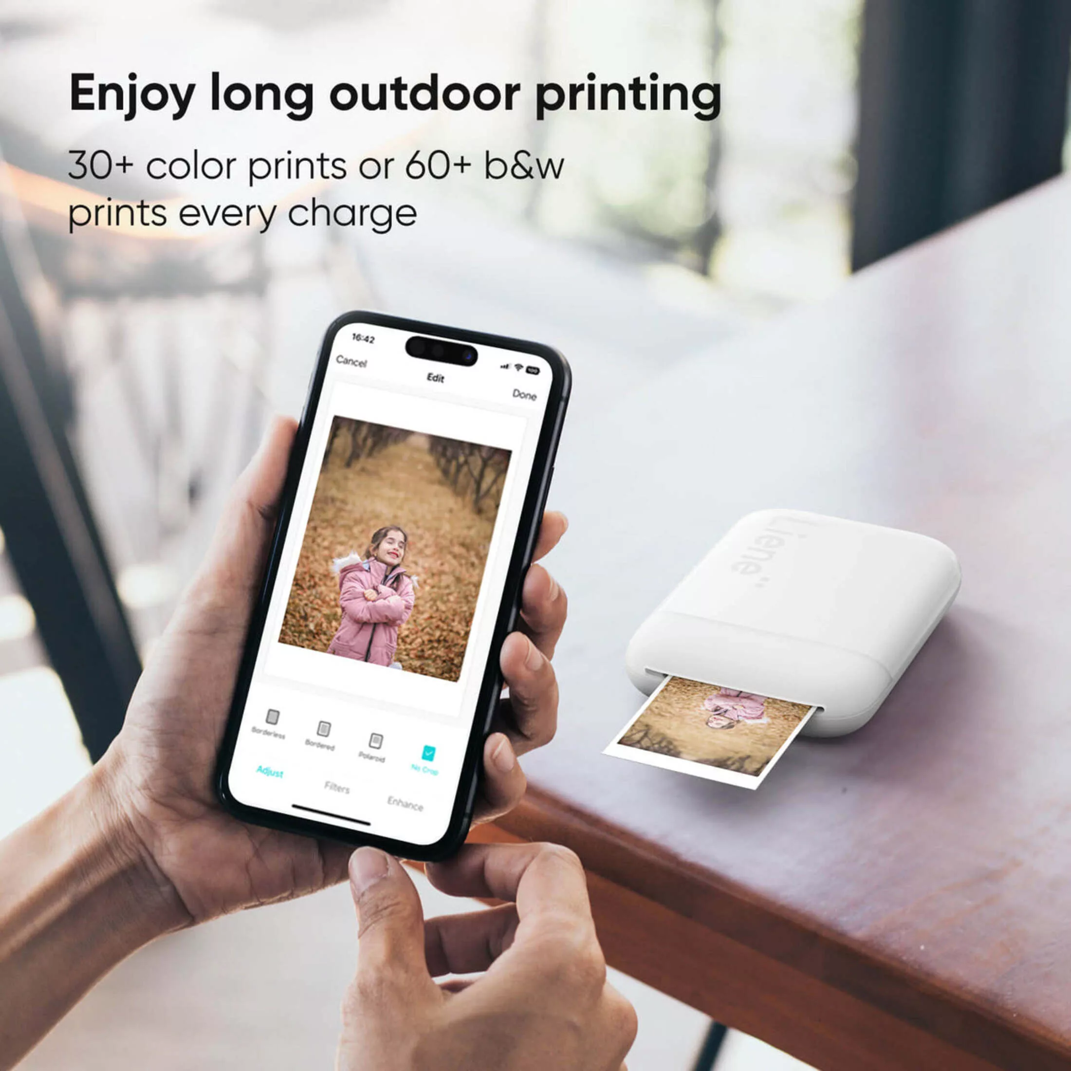 پرینتر جیبی چاپ سریع عکس لیین لایف مدل Liene Pearl K100