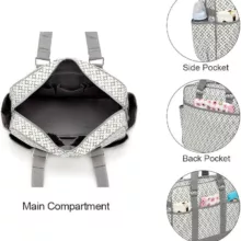 ساک لوازم کودک و نوزاد مدل برزنت زنبوری a4067