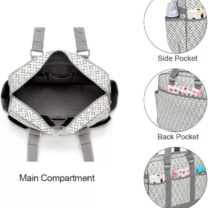 ساک لوازم کودک و نوزاد مدل برزنت زنبوری a4067