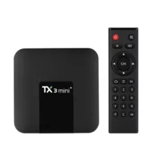 اندروید باکس تی ایکس تری 32/4GB مدل Mini به همراه کیبورد بی سیم