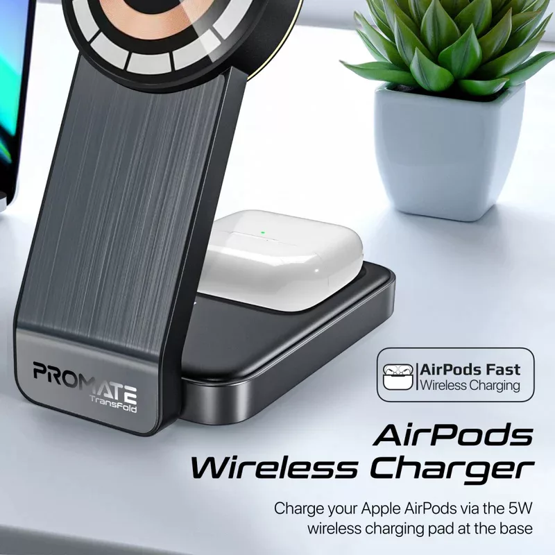 شارژر بی سیم پرومیت مدل TRANSFOLD.BLK