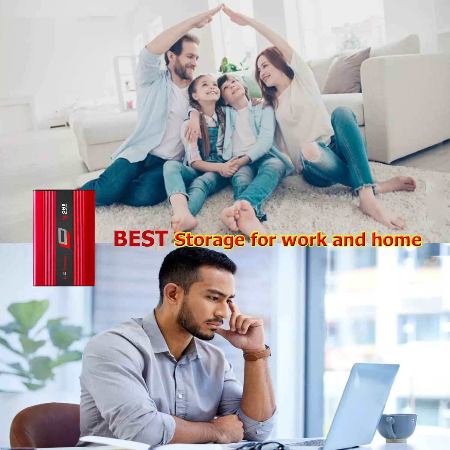 هارد دیسک اکسترنال اِلاُ مدل fast-eco ظرفیت یک ترابایت
