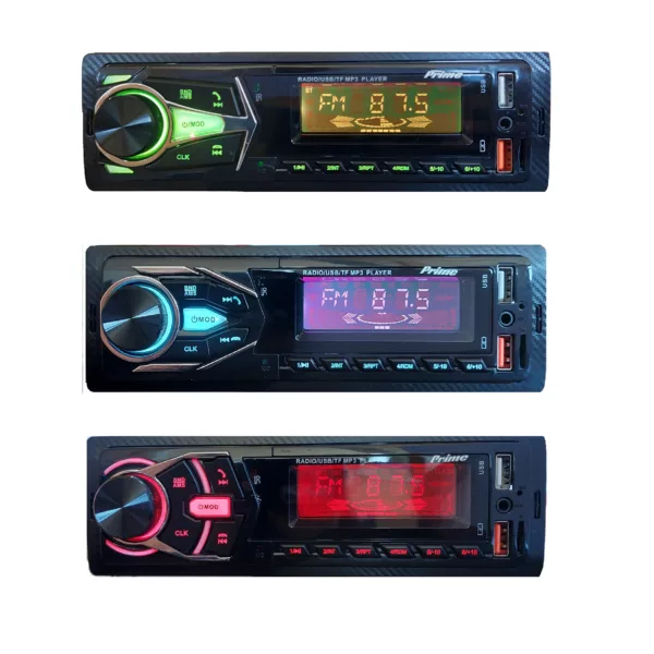پخش کننده خودرو پرایم مدل BT-1103U / BT-1101U/ BT1100U مجموعه 3 عددی