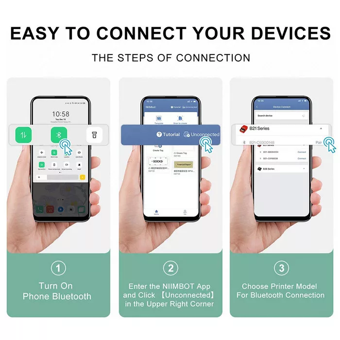 پرینتر لیبل زن نیمبات مدل Jingchen B21