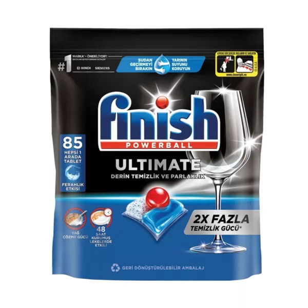 قرص ماشین ظرفشویی فینیش مدل Ultimate 2X بسته 85 عددی
