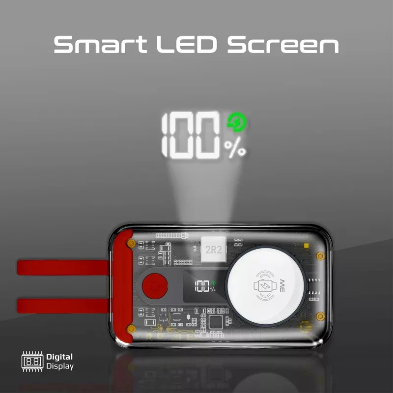 پاوربانک پرومیت مدل MAVRIX ظرفیت 10000 میلی‌آمپرساعت