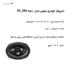 اسپیکر خودرو سونی مدل XS_XB6951