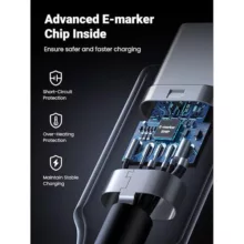 کابل USB-C یوگرین مدل US557 کد 15271 طول 1 متر
