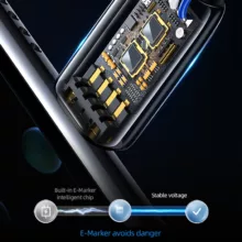 کابل usb-c یوسمز مدل Sj581 طول 2 متر
