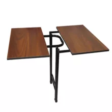 میز و صندلی سفری میزیمو مدل 2 تیکه تاشو کد 2437 مجموعه 4 عددی