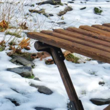 میز تاشو سفری مدل چوبی 90cm