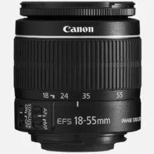 لنز دوربین کانن مدل EFS18-55mm stm  کد no box