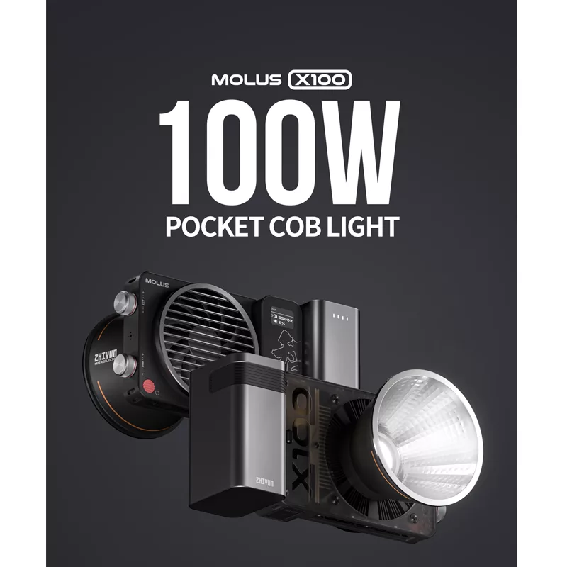 نور ثابت ال ای دی ژیون مدل MOLUS X100 Pro